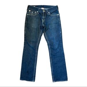 Men’s True Religion Jeans Size 31 Medium Blue Bootcut